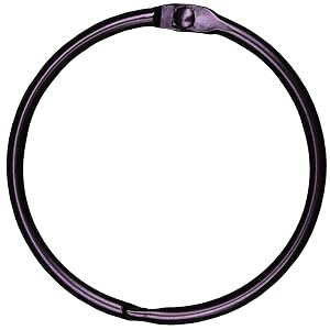 2 inch Black Shower rings