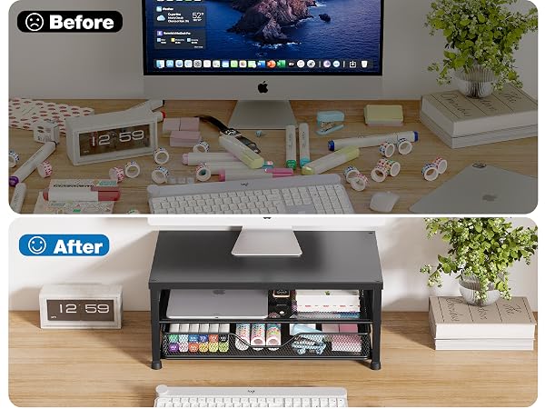 monitor stand for desk organizers and accessories computer stand riser office organization desktop