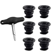 6Pcs Oil Pan Drain Plug Screw with Install Tool, Oil Pan Drain Plug Fit #06L103801 06L103801D 06L...