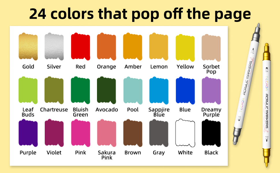 gold paint pen