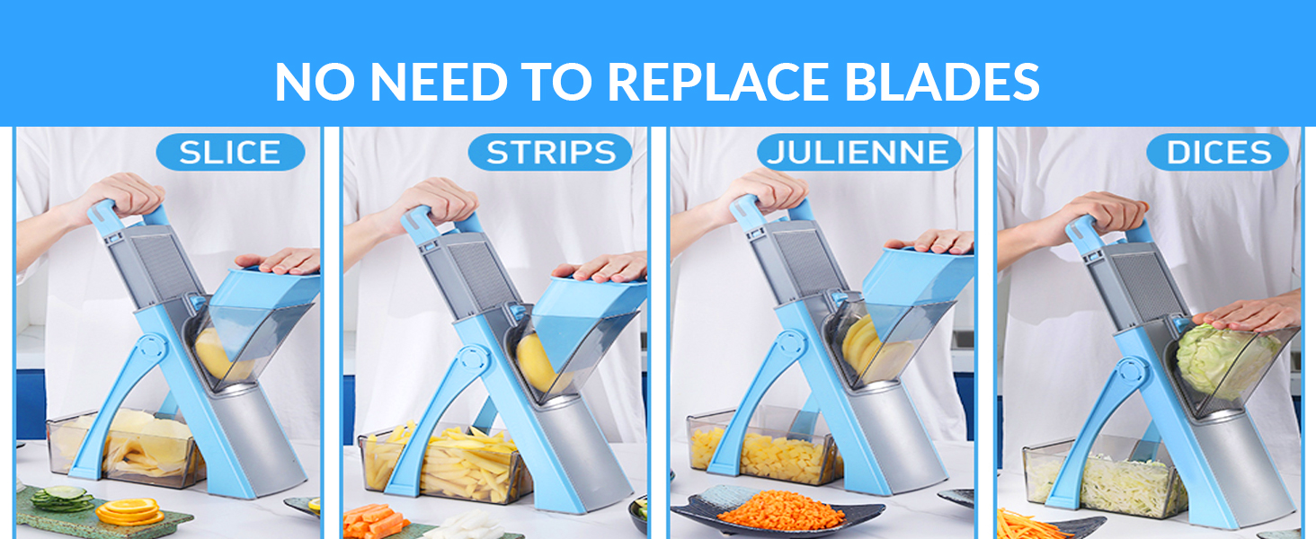 mandoline slicer for kitchen, food chopper