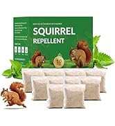 Squirrel Repellent, Chipmunk Repellent Outdoor, 10 Pack Squirrel Deterrent for Attic, Chipmunk De...