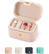 VOMNA Travel Jewelry Ring Case,Small Jewelry Ring Box,Ring Holder,Mini Jewelry Case Portable Stor...