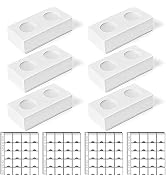 Jucoan 300 Pcs Cardboard Coin Holders and 300 Pockets Coin Pocket Pages, 6 Sizes 2