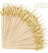 1200PCS Cocktail Picks, Fancy Toothpicks for Appetizers Drinks Food Fruit, 4.7 IN Long Decorative...