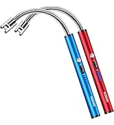 RONXS Lighter Electric Lighter Rechargeable Arc Type C Candle Lighters with LED Battery Display, ...