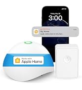 meross Smart Water Leak Detector, WiFi Water Sensor Support Apple HomeKit, SmartThings, IP67 Wate...