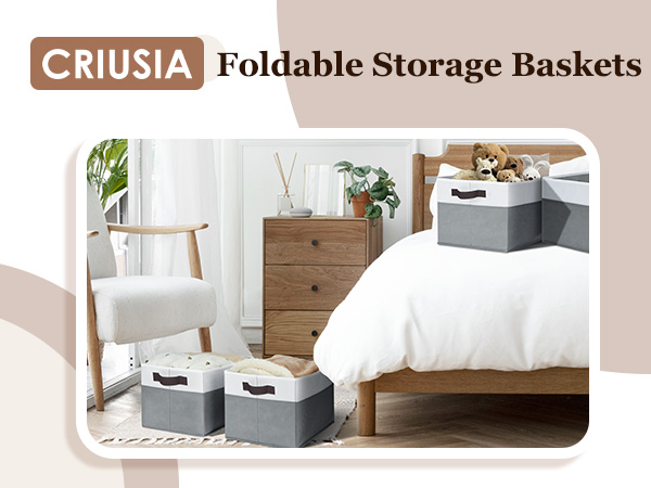 storage baskets for shelves