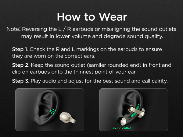 ear clip bluetooth headphones
