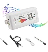 RGBZONE WS2812b WS2811 SP107E Music Bluetooth Controller, DC 5-24V, Support LED IC Chip Suit for ...