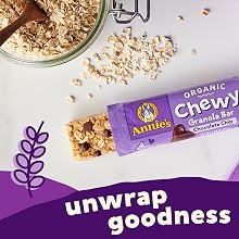 Made with whole grain, our Organic Chewy Granola bars are sweet and tasty on the go treats