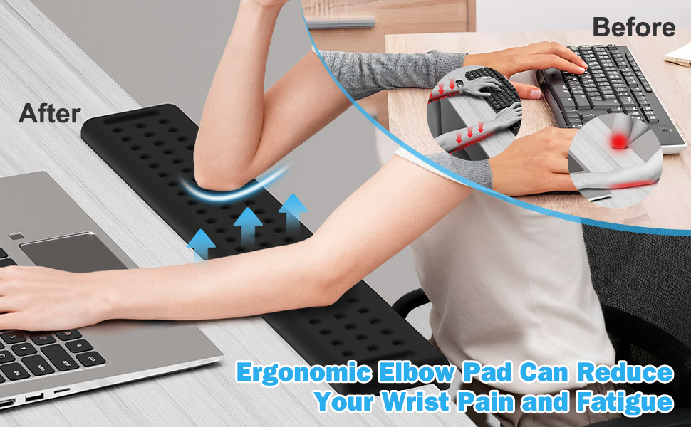 L-Shaped Desk Elbow Pads for Desk