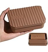 OTHIX Large Leakproof Travel Soap Case for 10 oz Bar Soap, Silicone Soap Container Compatible wit...