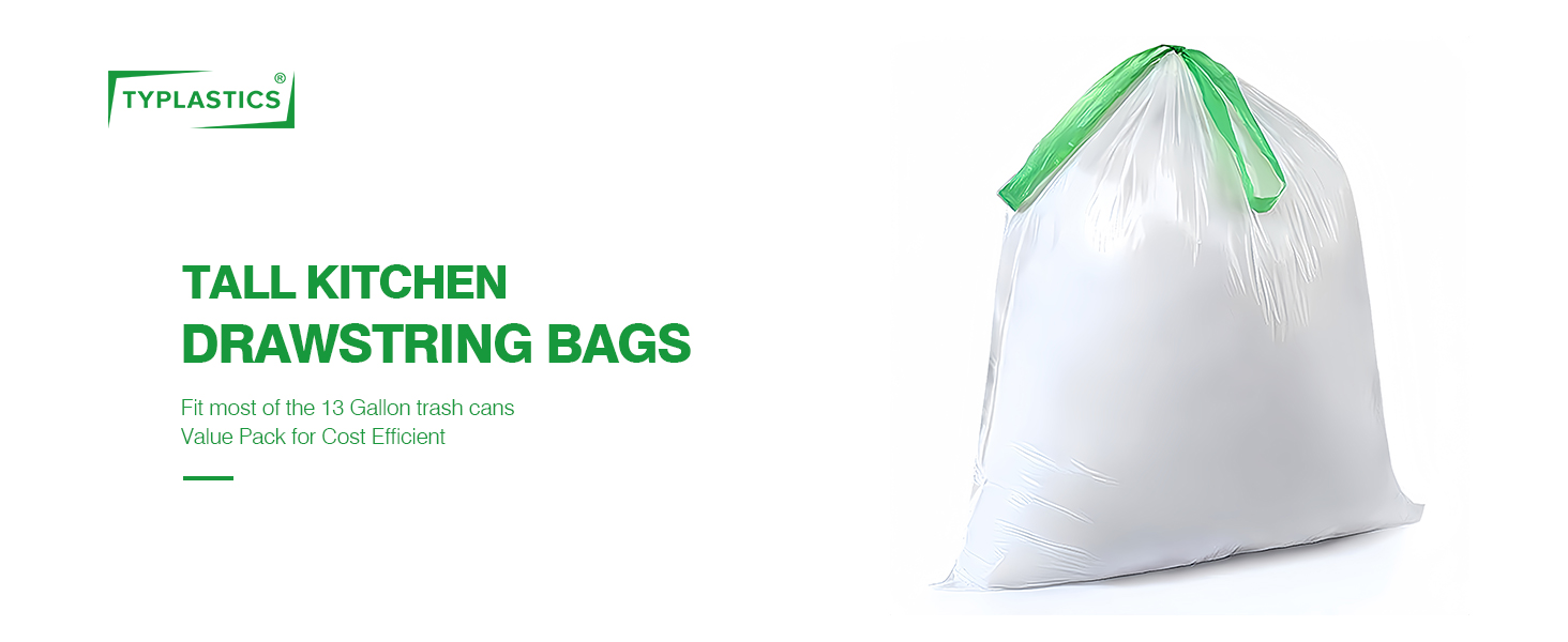 Drawstring closure makes tying and carrying easy, holds up to 40 lbs These bags are not scented.