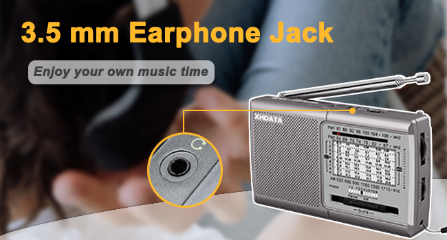 Fm stereo earphone jack