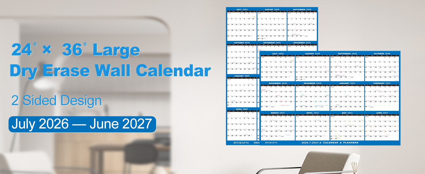 Academic Wall Calendar
