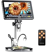 Hayve DM13 10.1 Inch LCD Digital Microscope, 16MP 2000X HD IPS Soldering Microscopes for Adults, ...