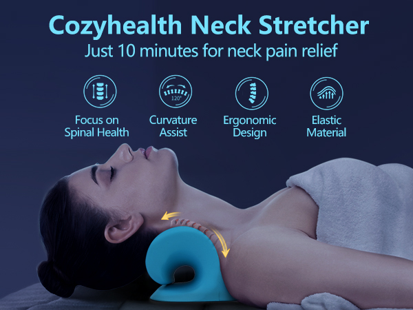 Cervical Neck Traction Pillow just 10 minutes for neck pain relief