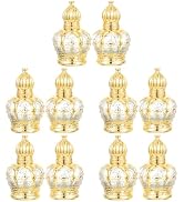 Housoutil 10 pcs Refillable Sample On Container,Vintage Perfume Bottles Middle Eastern Style Glas...