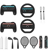 NBCP 14-in-1 Sports Accessories Kit for Nintendo Switch 2 (2025) – Motion Control Gaming Bundle w...