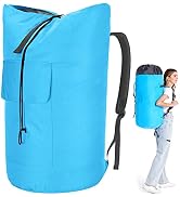 Laundry Bag With Straps 115L, Dorm Room Essentials for College Students, Heavy Duty Laundry Backp...