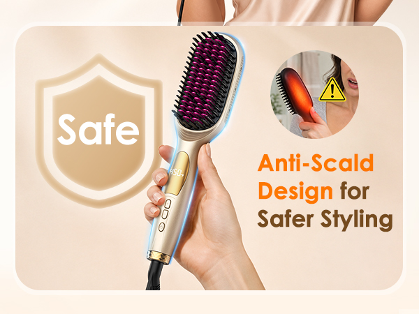 Ionic Hair Straightening Brush