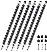 ChaoQ 2-in-1 Stylus Pen for Touchscreen, 6pcs High Sensitivity and Precision Stylus Pens for iPad...