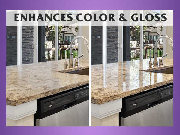 countertop cleaner granite polish restore streak free non abrasive surface protector shine remover