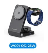 Qi2 Magnetic Wireless Charger for Samsung Galaxy Z Fold8, Galaxy Flip8 | Foldable Charging Statio...