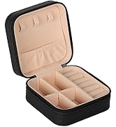 Jewelry Travel Organizer,Portable Jewelry Boxes Traveling Essentials for Women,Black