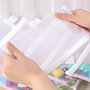 mesh zipper pouch bags