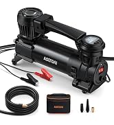 AstroAI T4 Heavy-Duty Air Compressor Auto Shutoff 12V Portable Air Pump with 1.97CFM, 120PSI Digi...