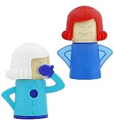 LEEFONE Angry Mom Microwave Cleaner and Chilly Mama Freezer Odor Absorber, 2 PCS Kitchen Gadget T...