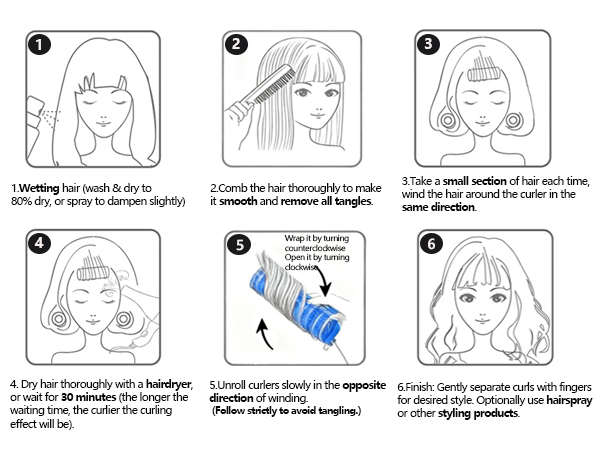small hair rollers