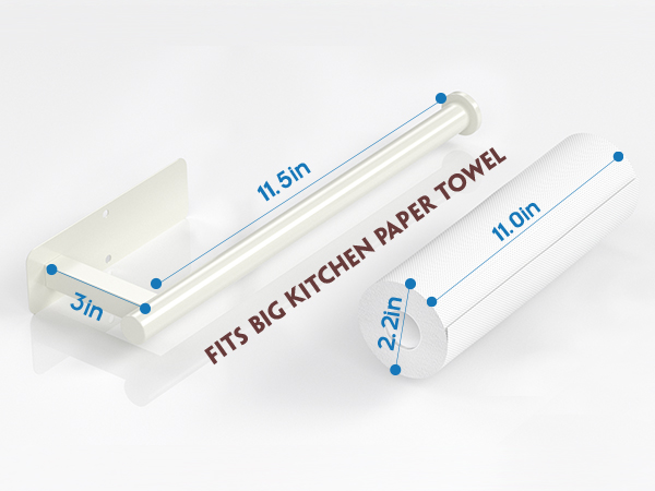 paper towel holder under cabinet