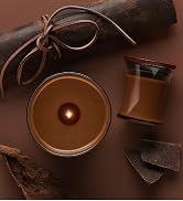 brown candle