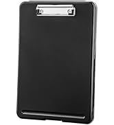 ZCZN Plastic A4 Form Storage Box Case, Clipboard Case, Suitable for School,Utility,Industrial Off...