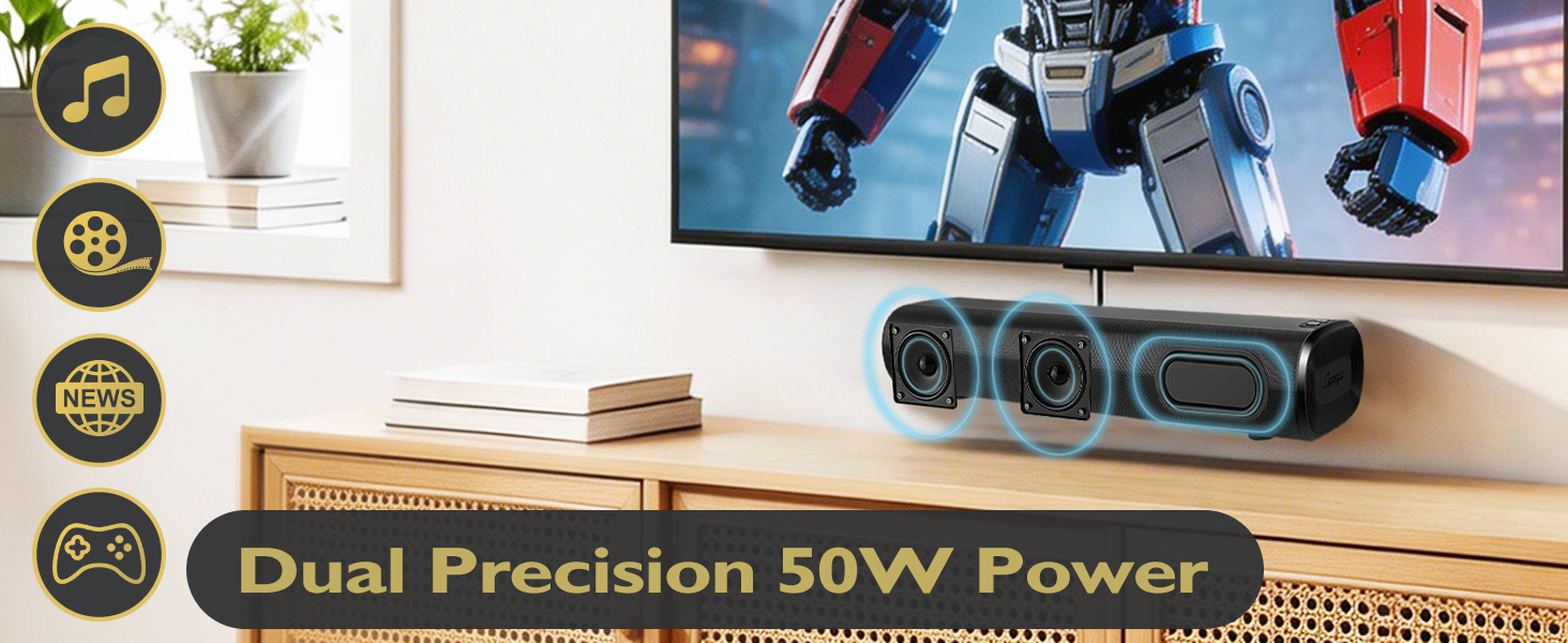 usb soundbar, wall mount soundbar
