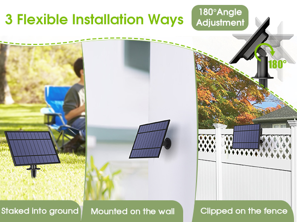 3 installation way of the solar panel