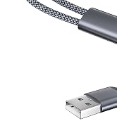 Itramax USB Splitter 3.3FT,USB-A 1 in 2 Out Y Cable Dual Port Extender Adapter,USBA Male to Femal...