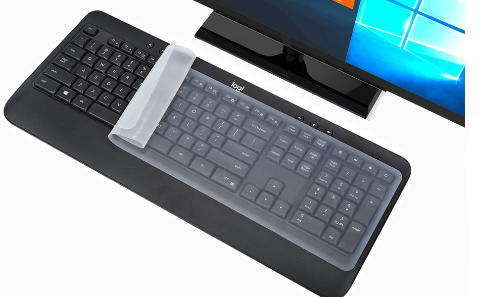 Universal Keyboard Cover Skin for Standard Size PC Computer Desktop Keyboard
