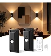 Fuligent Motion Sensor Light Indoor, Rechargeable Wall Sconce, 2 Pack | 3 Color Temps & Dimmable ...