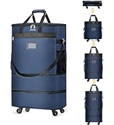 WELIDAY Suitcases with Wheels Expandable Luggage Bag Foldable Suitcase with 4 Universal Wheels Co...