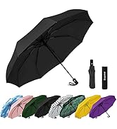 SIEPASA Windproof Travel Compact Umbrella-Automatic Umbrellas for Rain-Compact Folding Umbrella, ...