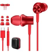 Jiunai Wired Earbuds for Samsung S25 iPhone 16 Pro Max USB C Headphones with USB C Plug in Ear Ma...