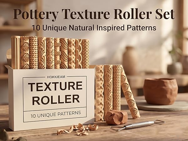 clay texture rollers