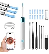 Ear Wax Removal Tool with Camera, 1080P HD Ear Cleaner with 6 LED Lights & 6 Ear Picks, Earwax Re...