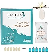Blumix Foaming Hand Soap Tablet Refill – 6 Tablets | Vanilla Scent | Non-Toxic, Plastic-Free, Zer...