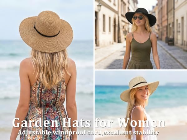straw hats for women