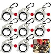 CANAANIN Zip Tie Holder Cable Tie Holder Organizer Multi-Colored Portable Carabiner Keychain Clip...
